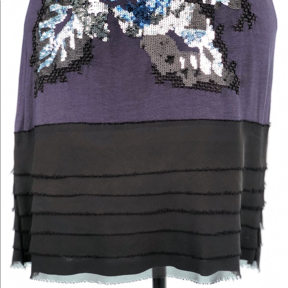 Mango Floral Sequin Appliqué Tank Dress - Picture 14 of 15